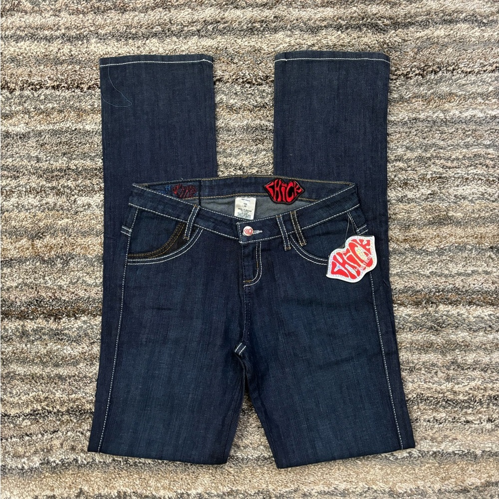 Chick Low Rise Mini Bootcut Darkwash Jean Sz 25 NWT | Y2K Low Rise Mini Bootcut*
